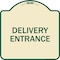 Signmission Traffic Entrance Delivery Entrance Heavy-Gauge Aluminum Architectural Sign, 18" x 18", TG-1818-22793 A-DES-TG-1818-22793 - alternate 1